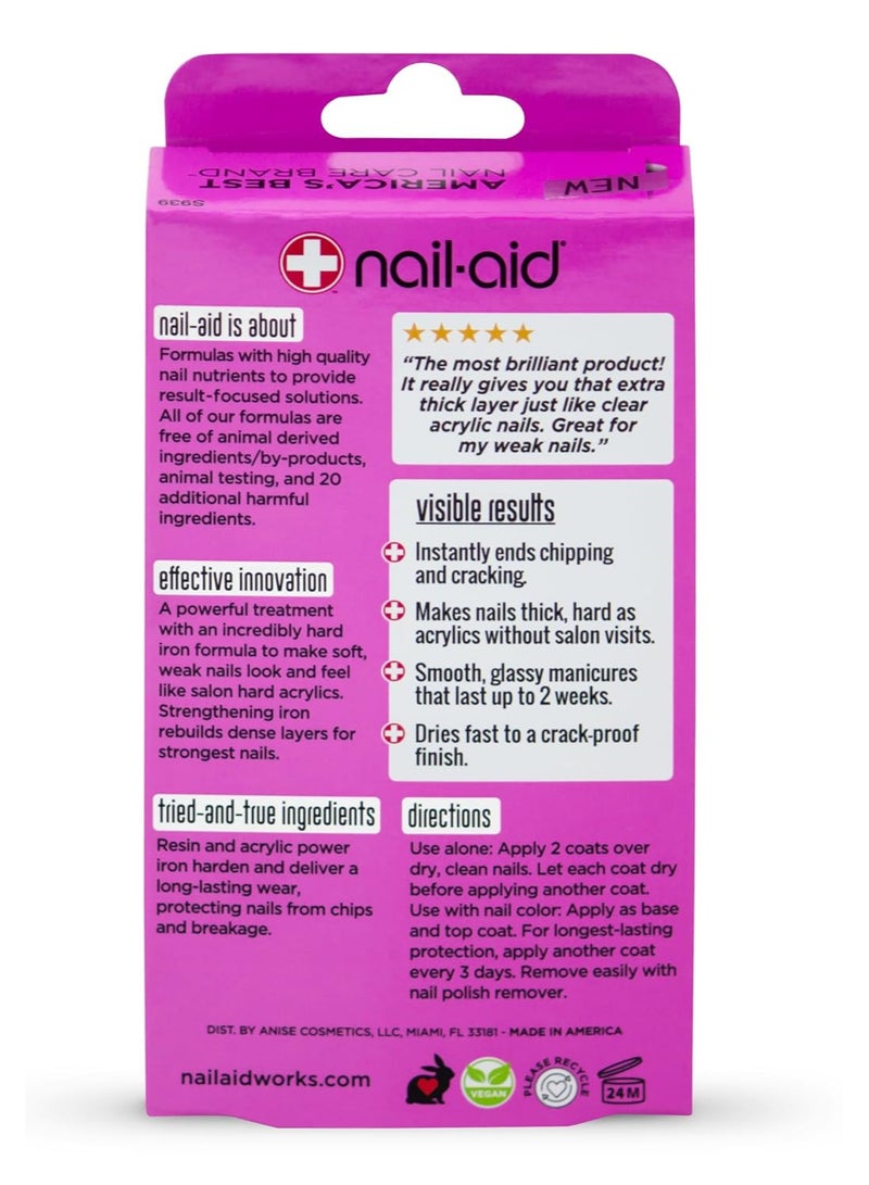 Nail-aid 1 Minute Artificials - Nail Treatment, Clear, 0.55 Fl Oz - Image 2