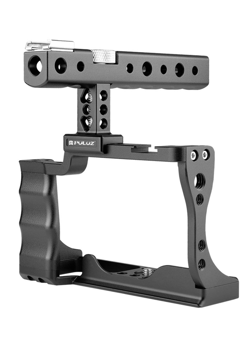 PULUZ PULUZ Video Camera Cage Stabilizer with Handle for Canon EOS M50  - Image 2