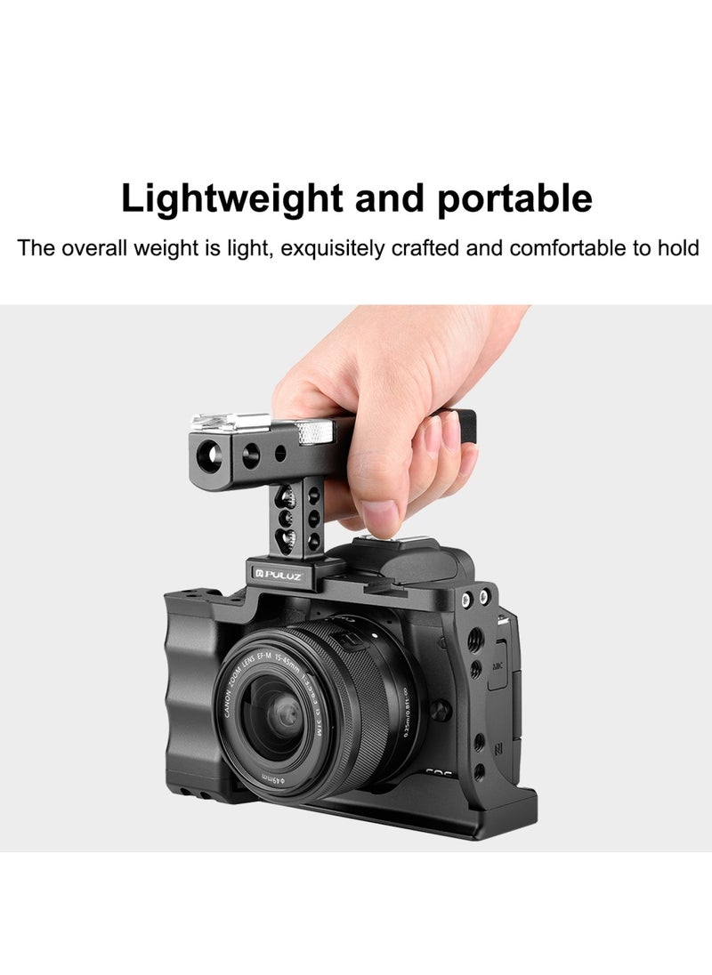 PULUZ PULUZ Video Camera Cage Stabilizer with Handle for Canon EOS M50  - Image 5