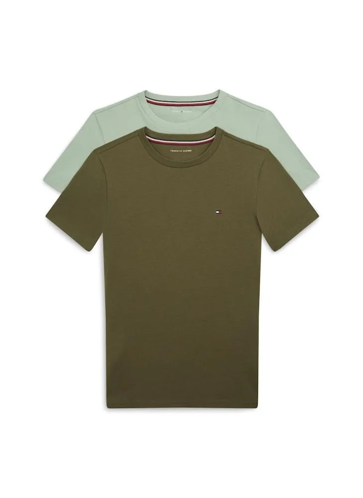 TOMMY HILFIGER 2-Pack Signature Crew Neck Lounge T-Shirts