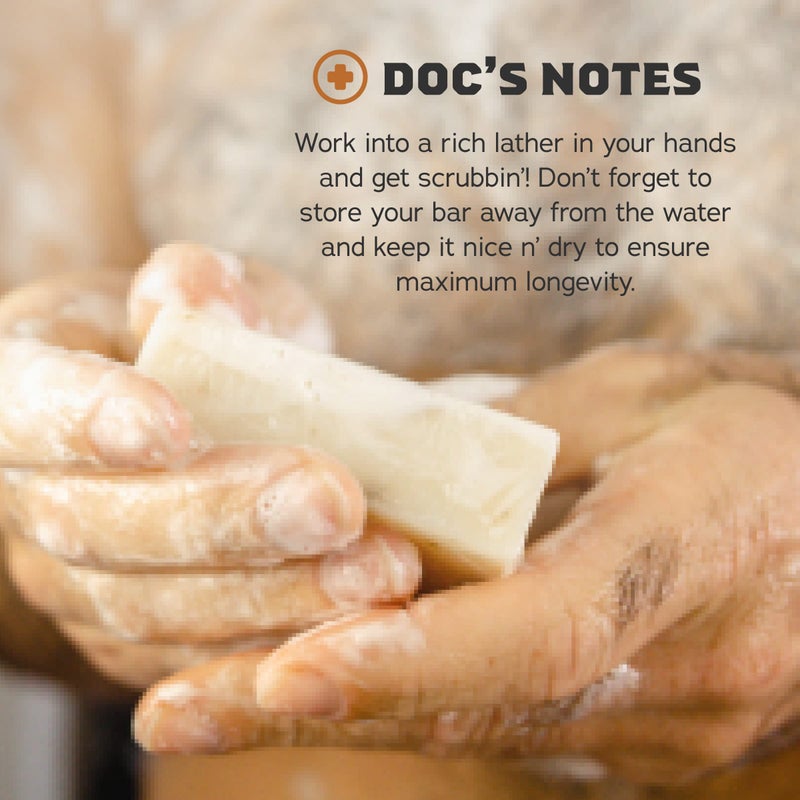 Dr. Squatch Natural Bar Soap for Men - Cold Process Soap with No Harsh Chemicals - Pine Tar (5 oz, 5-Pack) - Image 4