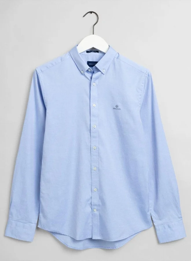 GANT  Gant Slim Fit Pinpoint Oxford Shirt for Men | Best Price UAE