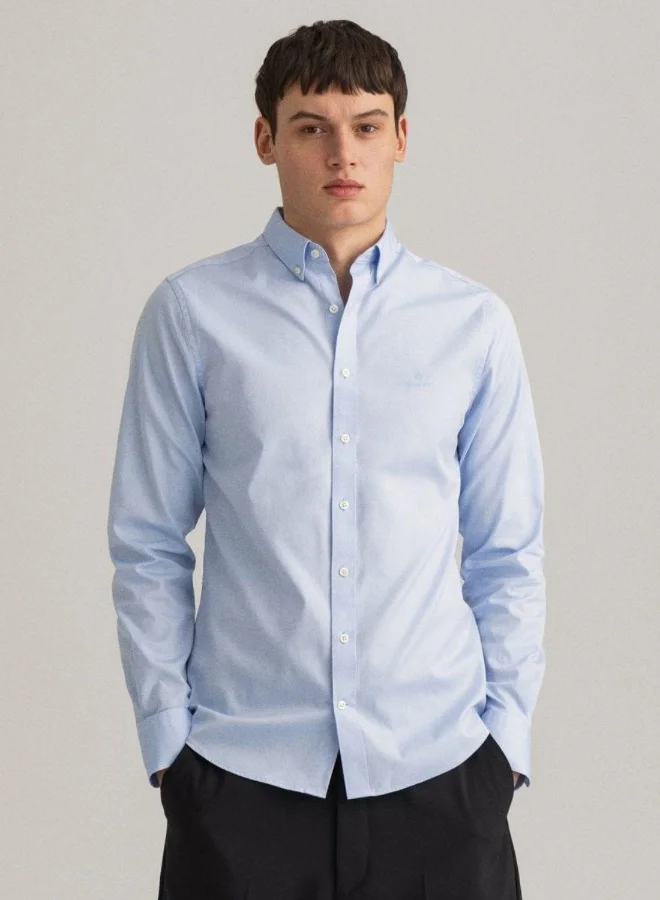 GANT Gant Slim Fit Pinpoint Oxford Shirt