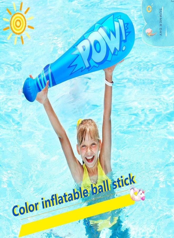 Sonarun 56 Pack 18 Inch Inflatable Baseball Bats Inflatable Toy Bats Blow Up Baseball Bat Inflates for Birthday Swimming Pool Carnival Party Favors - Image 3