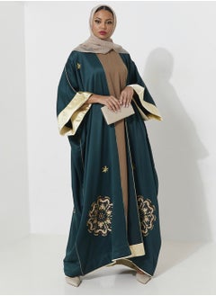 Rosette Abaya Sultana Green Bisht  - Image 1