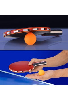 LIVVY Ping Pong Set – 4 Table Tennis Paddles, 6 Balls, Net Included – Professional Racket Kit with Double-Sided Rubber for Indoor/Outdoor Game  - Image 4