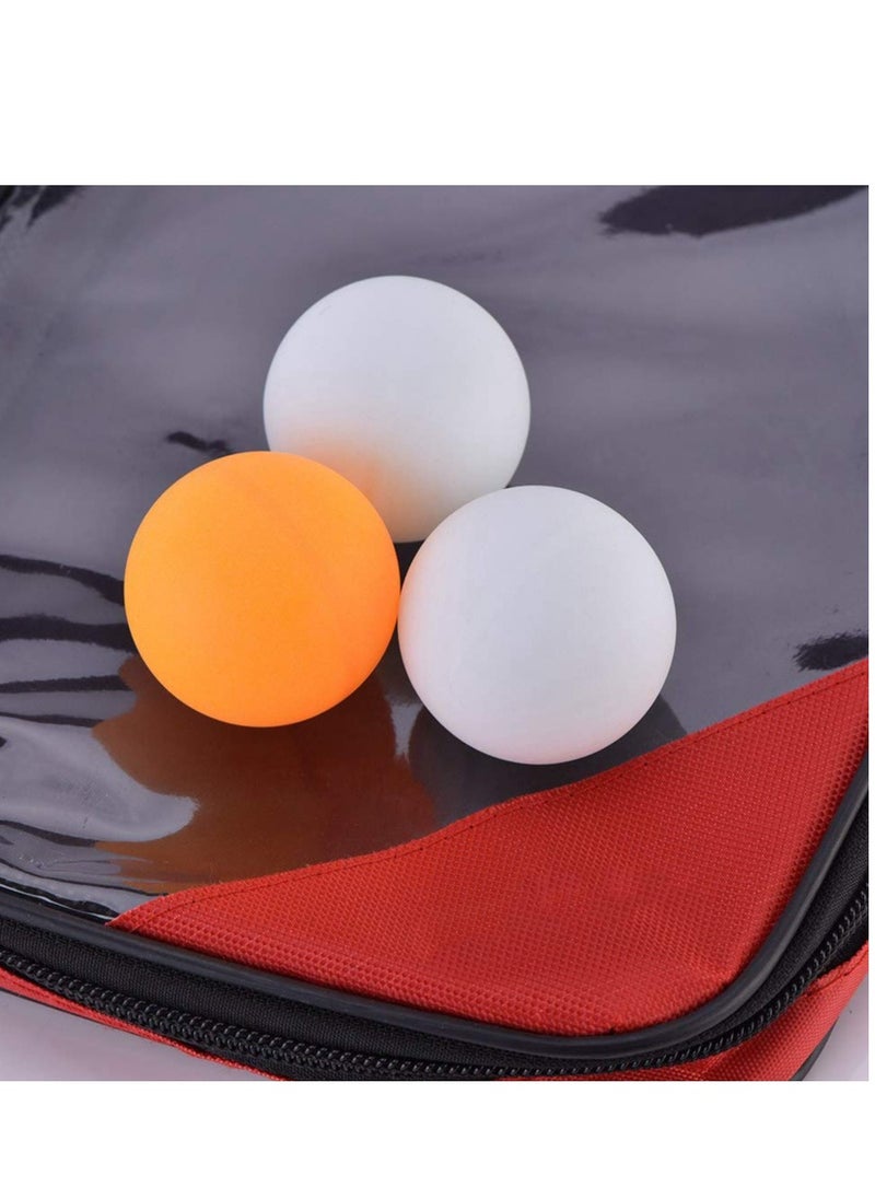 LIVVY - Ping Pong Set – 4 Table Tennis Paddles, 6 Balls, Net Included – Professional Racket Kit with Double-Sided Rubber for Indoor/Outdoor Game - Image 1