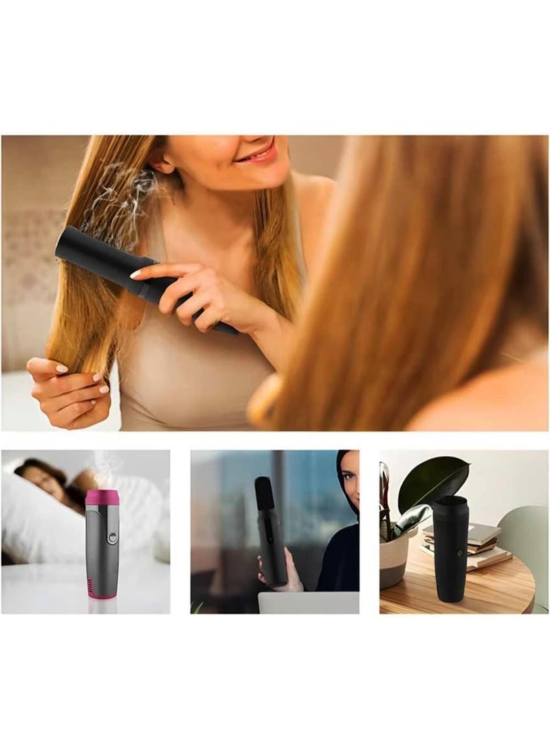 Bakhoor Rechargeable Hair Incense Burner  Portable Comb Oud Bakhoor Holder Electric Aromatherapy Machine Ideal for home, Office and Car (Pink) - Image 3