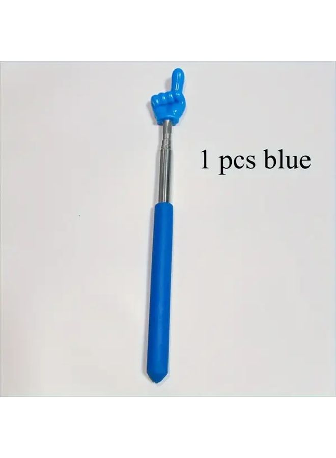 Blue Finger Shaped Guide Stick Extendable Teaching Aid with Ergonomic Grip for Teachers Guides Parents - Image 5