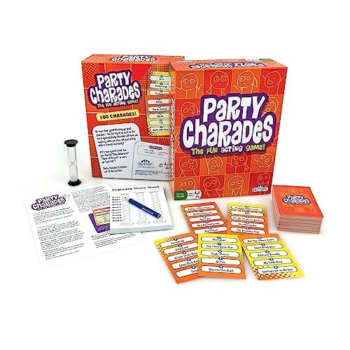 Outset Media- Party Charades Game - Family-Friendly Fun with 500 Charades Cards and Timer - Group Game Night Essential, Ages 10 and up, Amazon Exclusive - Image 3
