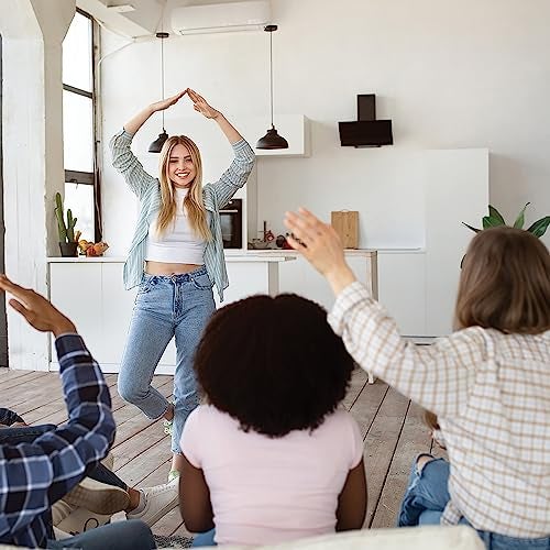 Outset Media- Party Charades Game - Family-Friendly Fun with 500 Charades Cards and Timer - Group Game Night Essential, Ages 10 and up, Amazon Exclusive - Image 5