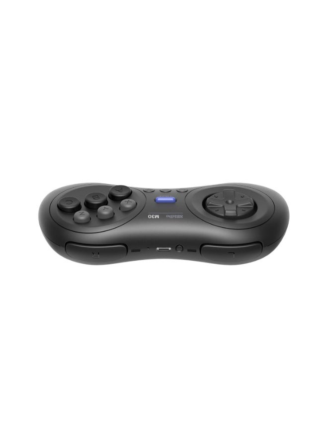 8Bitdo M30 Bluetooth Controller for Switch, Windows and Android, 6-Button Layout for SEGA’s Classic Games (Black) - Image 4