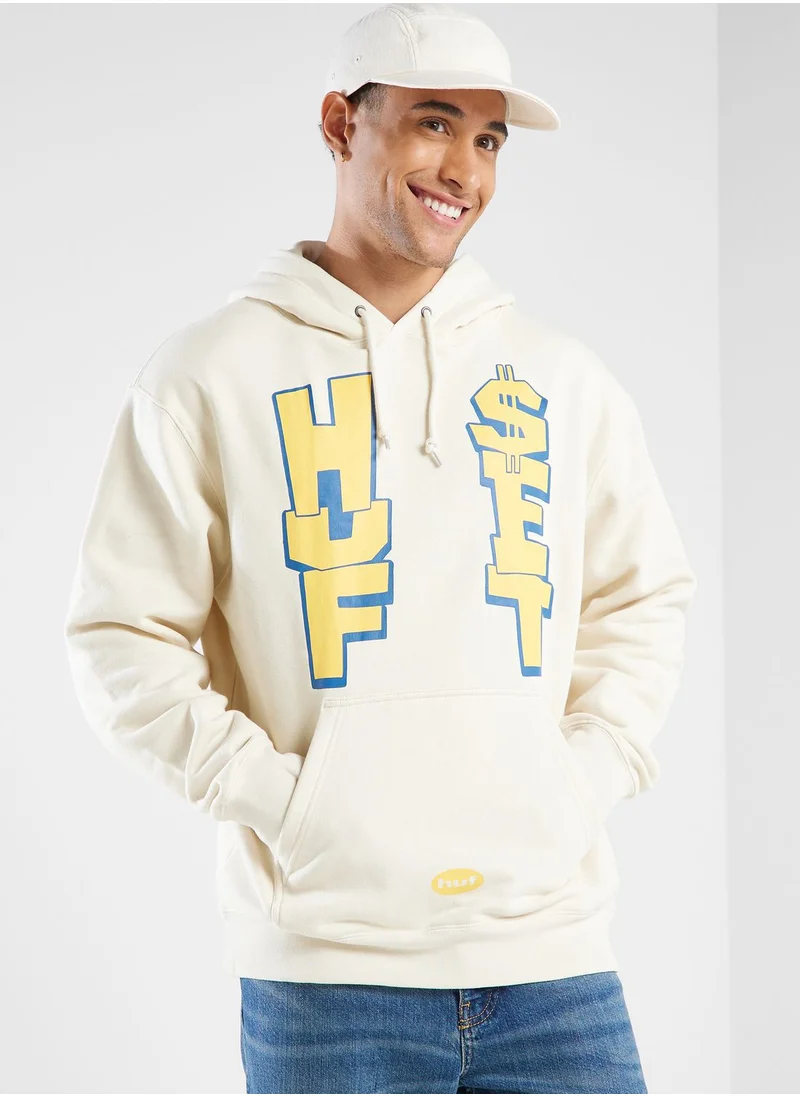 HUF Anthem Logo Hoodie