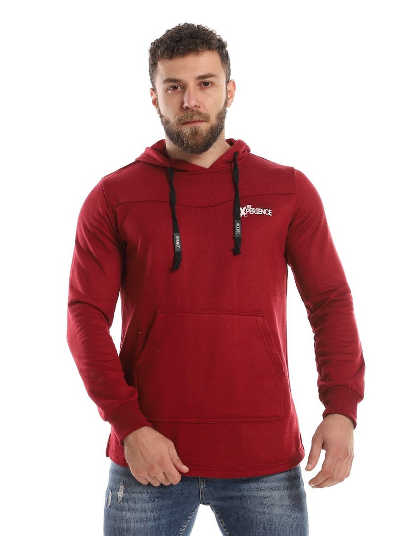 Caesar Mens Printed Hoodie With Front Pockets - Image 1