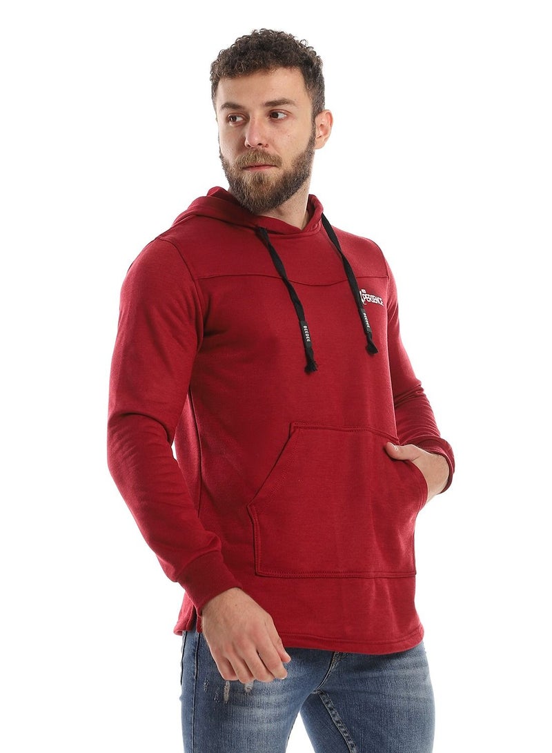 Caesar Mens Printed Hoodie With Front Pockets - Image 2