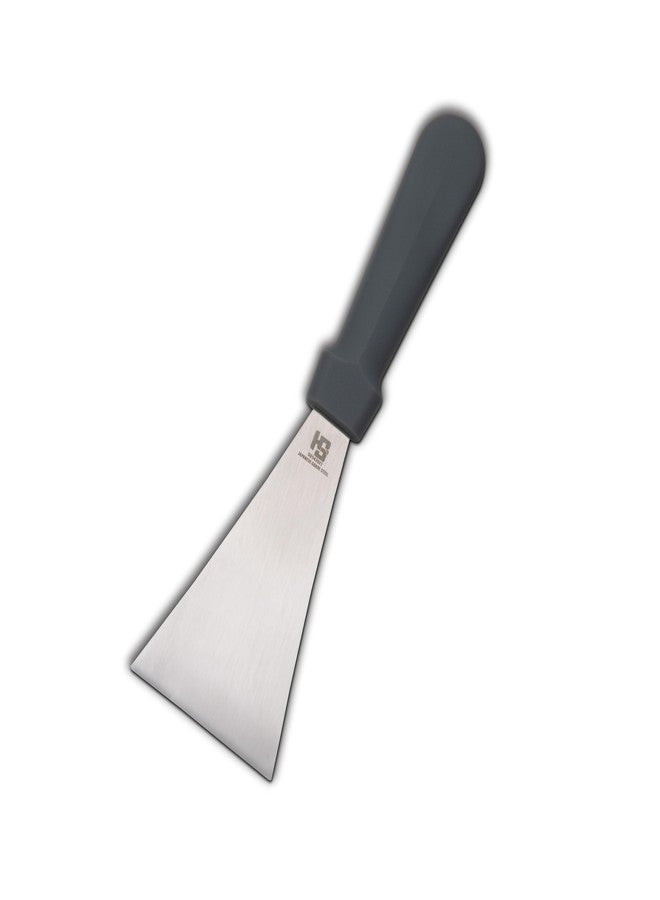 HS WORLD OF HORECA ESSENTIALS HS 9 Inch Professional Plain Kitchen Scraper for Mixing Cutting Ice Cream, Cake, Chocolate, Dough with Medium Handle | Stainless Steel | Japanese Grade SUS420J2 for Home and Commercial Use - Image 1