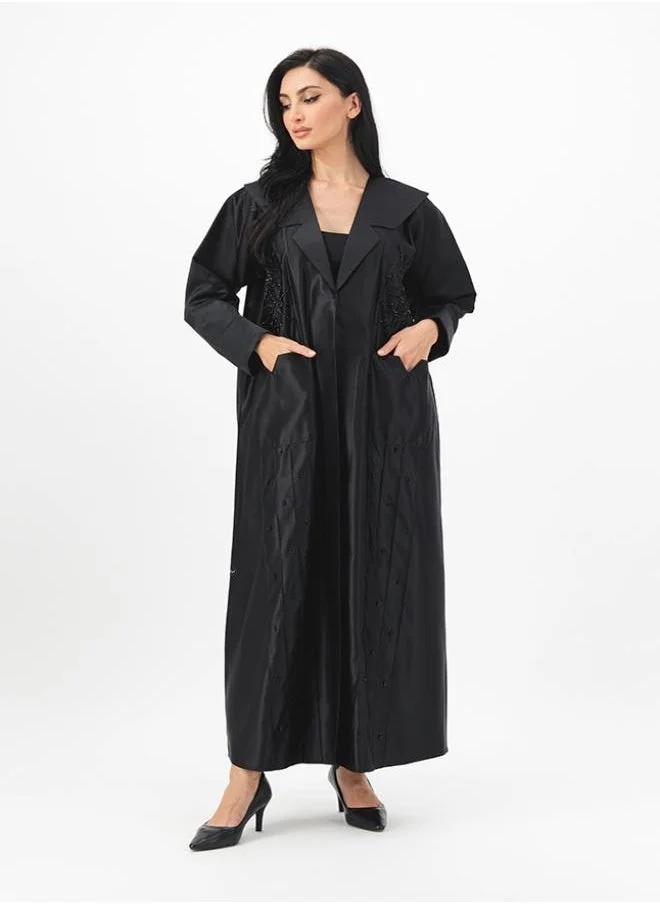 Meem by Mariyah Front open Embellished Abaya