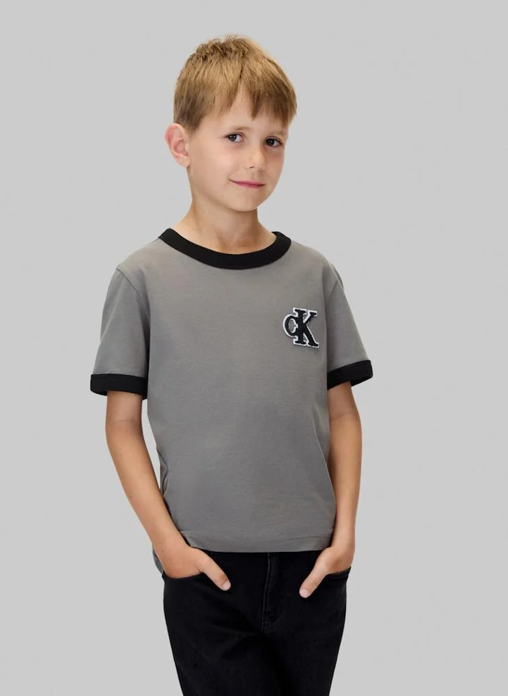 Calvin Klein Jeans Youth Graphic Crew Neck T-Shirt