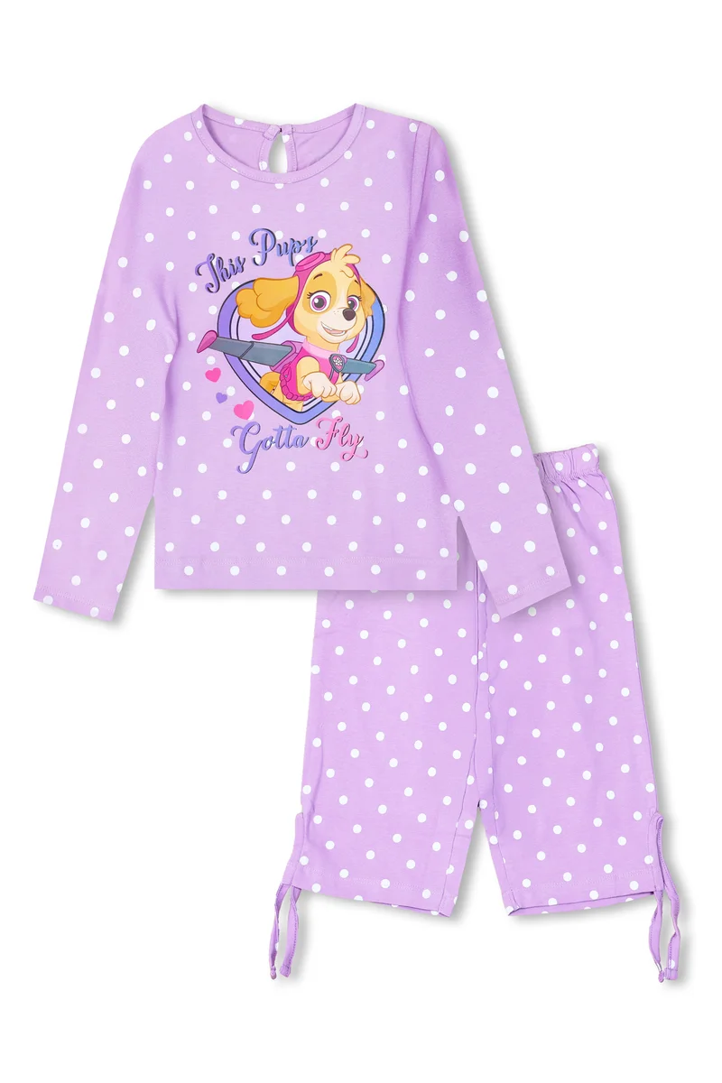 نكلوديون Nickelodean Kids's Girl's Full Sleeves Nightwear