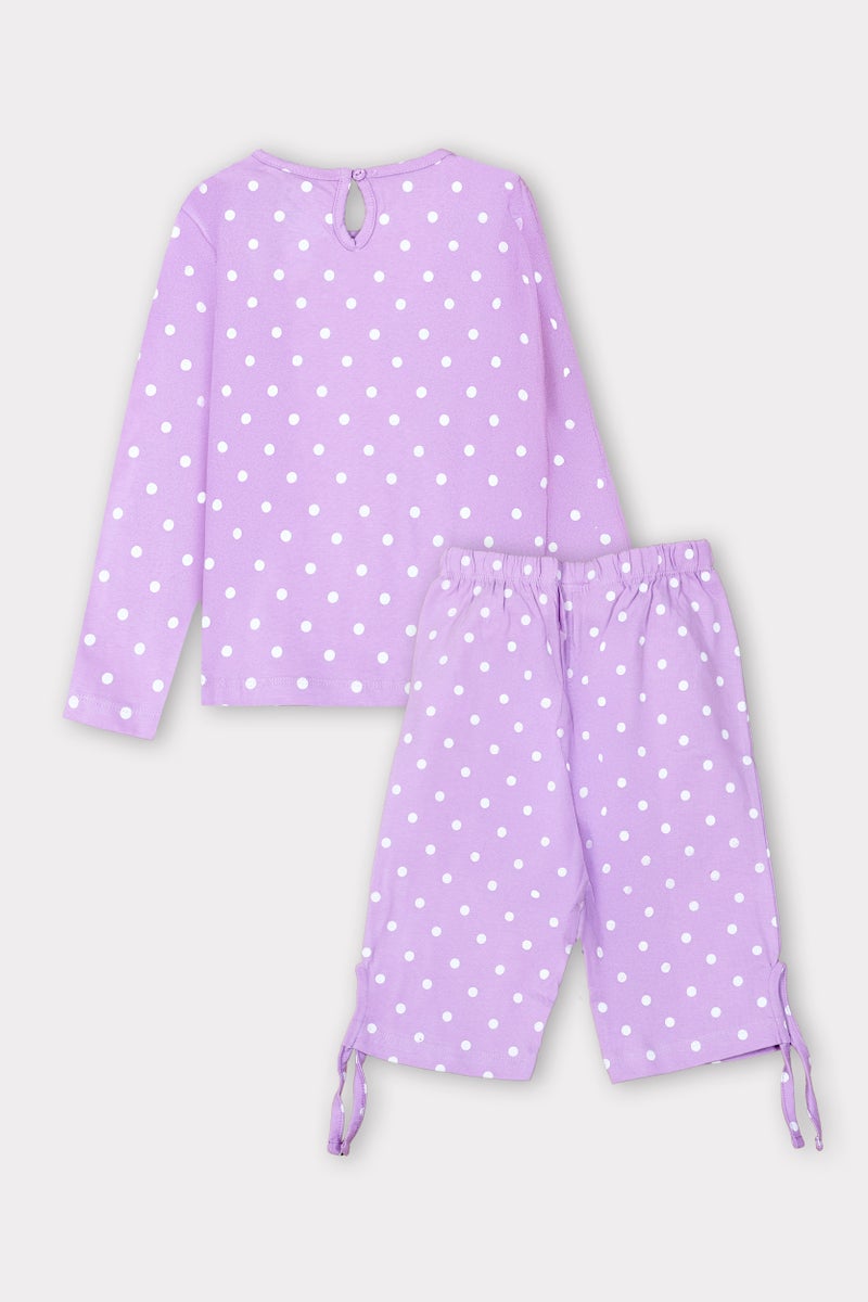 نكلوديون ملابس نوم كاملة الأكمام للبنات من نيكلوديون - Image 3