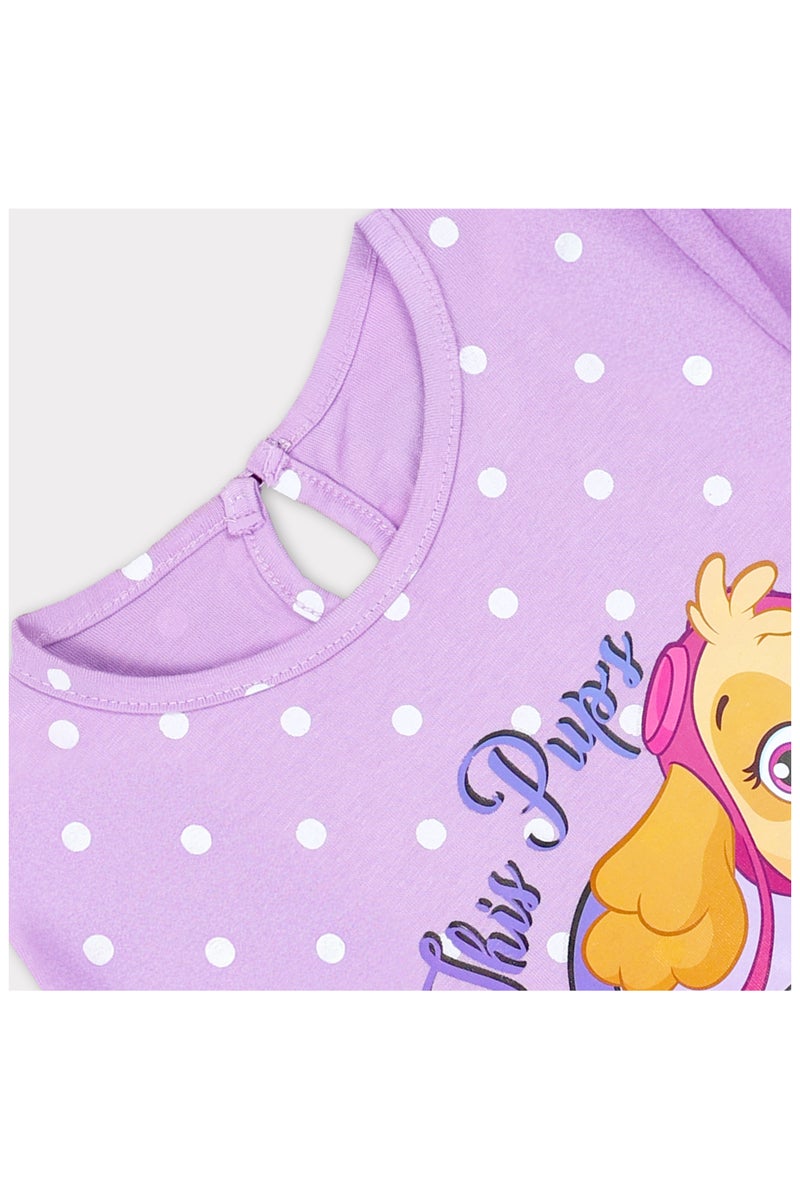 نكلوديون ملابس نوم كاملة الأكمام للبنات من نيكلوديون - Image 4