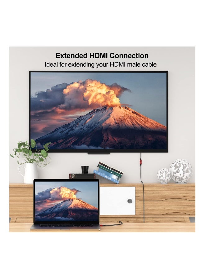 8K HDMI Extension Cable 78in HDMI Extender 2.1, HDMI Male to Female Adapter Extension Cord 8K@60Hz, 4K@120Hz, 2K, 3D, HDR Compatible with Roku TV Stick,HDTV, PS5/PS4,Laptop,Monitor,Projector  - Image 5