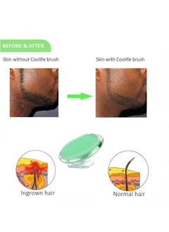 Coolife Ingrown Hair Remover, Razor Bumps Keratosis Pilaris KP Repair Brush, After Shave or Wax Exfoliator for Face, Bikini, Legs, Arms - Fascia, Cellulite Blast Massager Tool for Men and Women  - Image 3