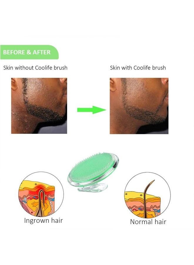 Coolife Ingrown Hair Remover, Razor Bumps Keratosis Pilaris KP Repair Brush, After Shave or Wax Exfoliator for Face, Bikini, Legs, Arms - Fascia, Cellulite Blast Massager Tool for Men and Women  - Image 3