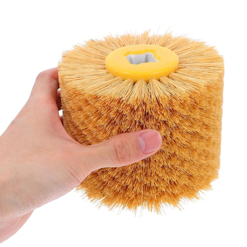 Operitacx Buffing Wheel for Drill Polishing Brush Attachment, Burnishing Tool Drum Wheel for Furniture Surface Refinement, Rotary Tool Accessory for Home Workshop - Image 4