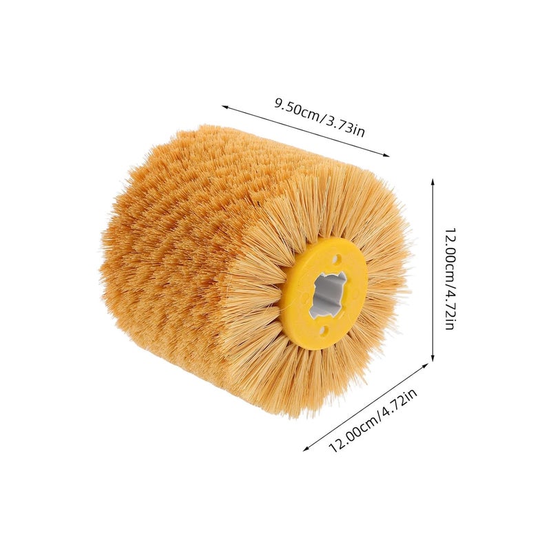 Operitacx Buffing Wheel for Drill Polishing Brush Attachment, Burnishing Tool Drum Wheel for Furniture Surface Refinement, Rotary Tool Accessory for Home Workshop - Image 2