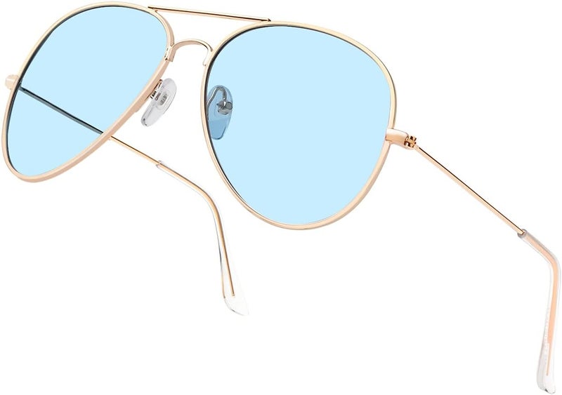 Outray Aviator Sunglasses for Men Women Night Vision Polarized Metal Frame Sunglasses for Driving-UV 400 Protection - Image 2