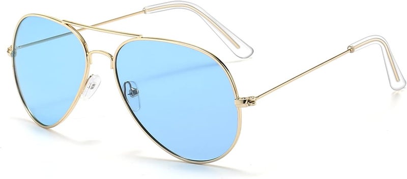 Outray Aviator Sunglasses for Men Women Night Vision Polarized Metal Frame Sunglasses for Driving-UV 400 Protection - Image 1