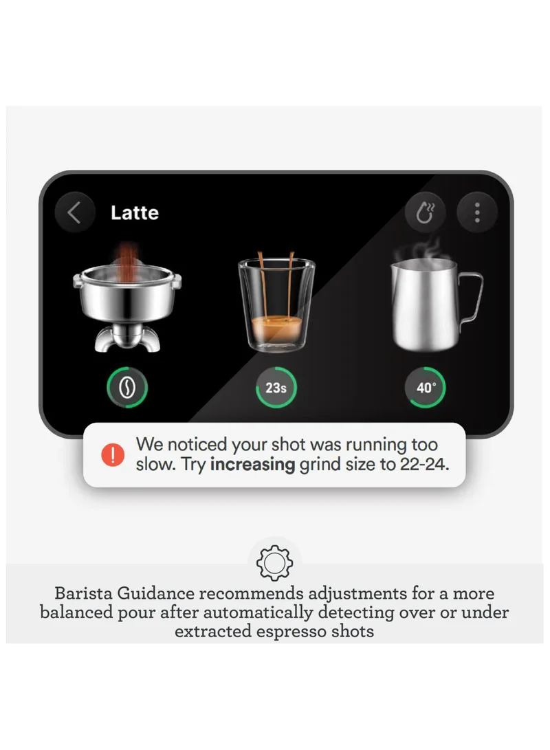 Sage The Oracle Jet, Professional Coffee Machine with Manual and Automatic Milk Frother, Brushed Stainless Steel - UAE Version, 2 Year Manufacturer Warranty