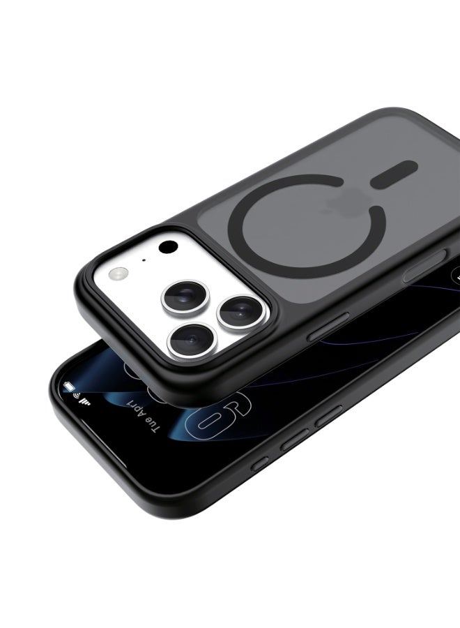 جرين ليون جراب MagSafe لهاتف iPhone 18 Pro Max، خفيف الوزن للغاية، مصنوع من مزيج من البولي كربونات والبولي يوريثين الحراري، يوفر حماية مزدوجة الطبقات - Image 5