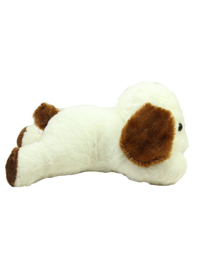 Tickles Adroable Lying Dog Stuffed Soft Plush Animal Toy For Kids Baby Boys & Girls Birthday Gift (Color:White Size:28 Cm) - Image 4