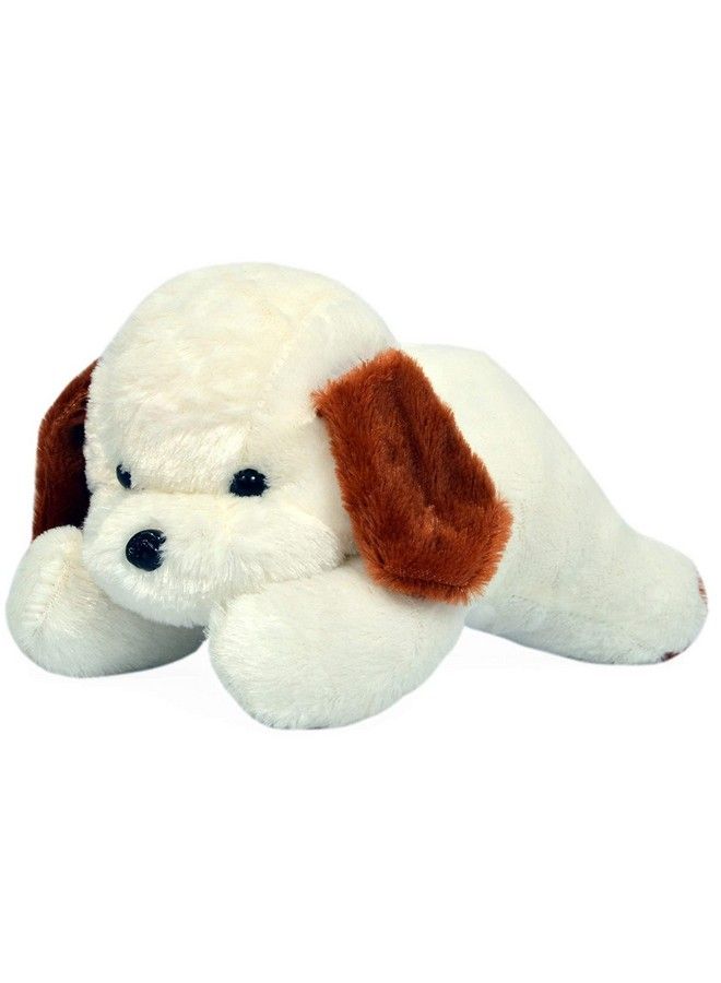 Tickles Adroable Lying Dog Stuffed Soft Plush Animal Toy For Kids Baby Boys & Girls Birthday Gift (Color:White Size:28 Cm) - Image 2