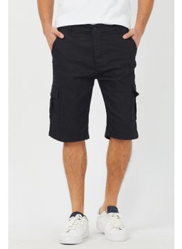 Cool Tarz Cool Style Men's Black Cargo Pocket Lycra Shorts  - Image 4