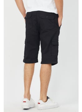 Cool Tarz Cool Style Men's Black Cargo Pocket Lycra Shorts  - Image 5