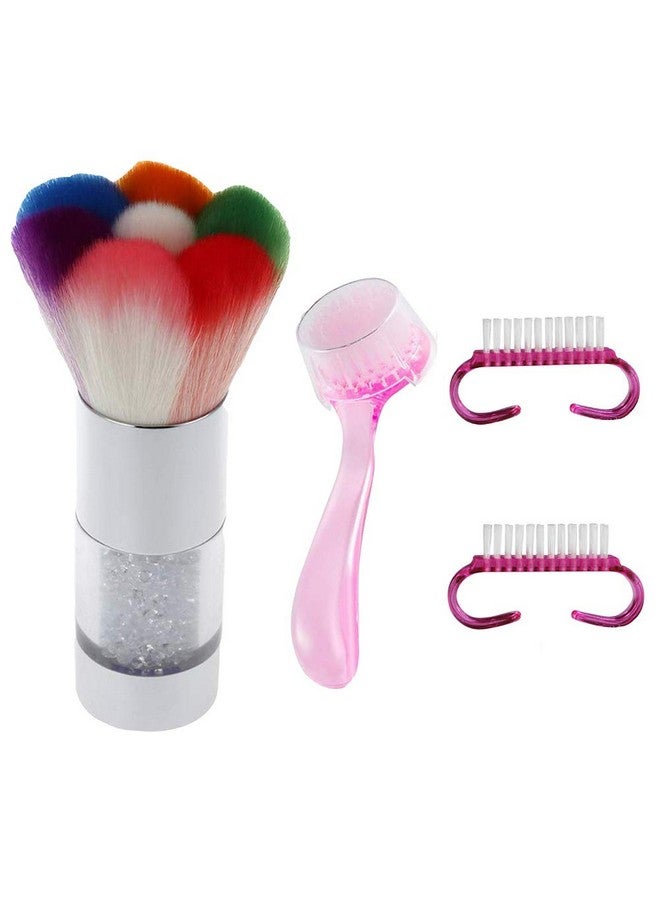 Beuniar Nail Brushes Dust Cleaning For Acrylic Uv Nails Art Powder Remover Manicure Pedicure Scrubbing Cleaner Tool Kits - Image 1