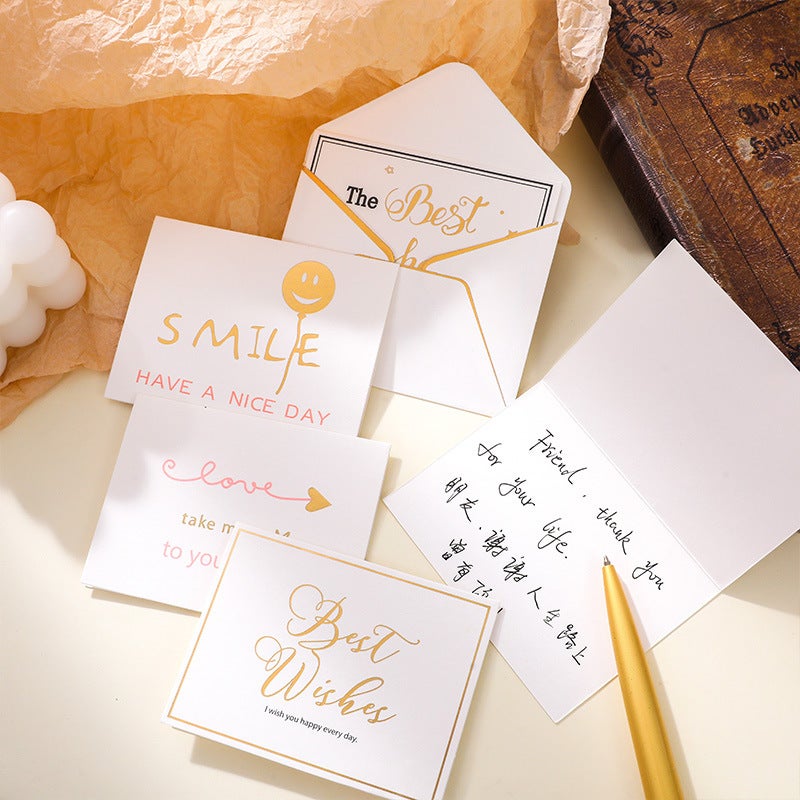 Teacher'S Day Thanksgiving Graduation Ceremony Holiday Birthday Thank You Card With Envelope Business Blessing Flower Card - Image 4