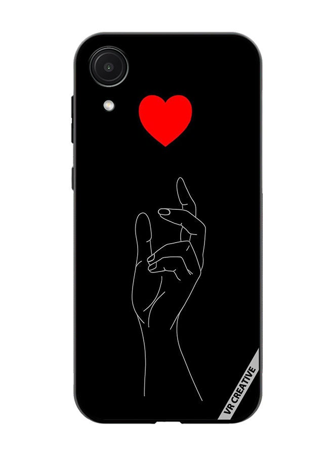 VR CREATIVE Protective Case Cover For Samsung Galaxy A03 Core Hear Amoled Design Multicolour - Image 1