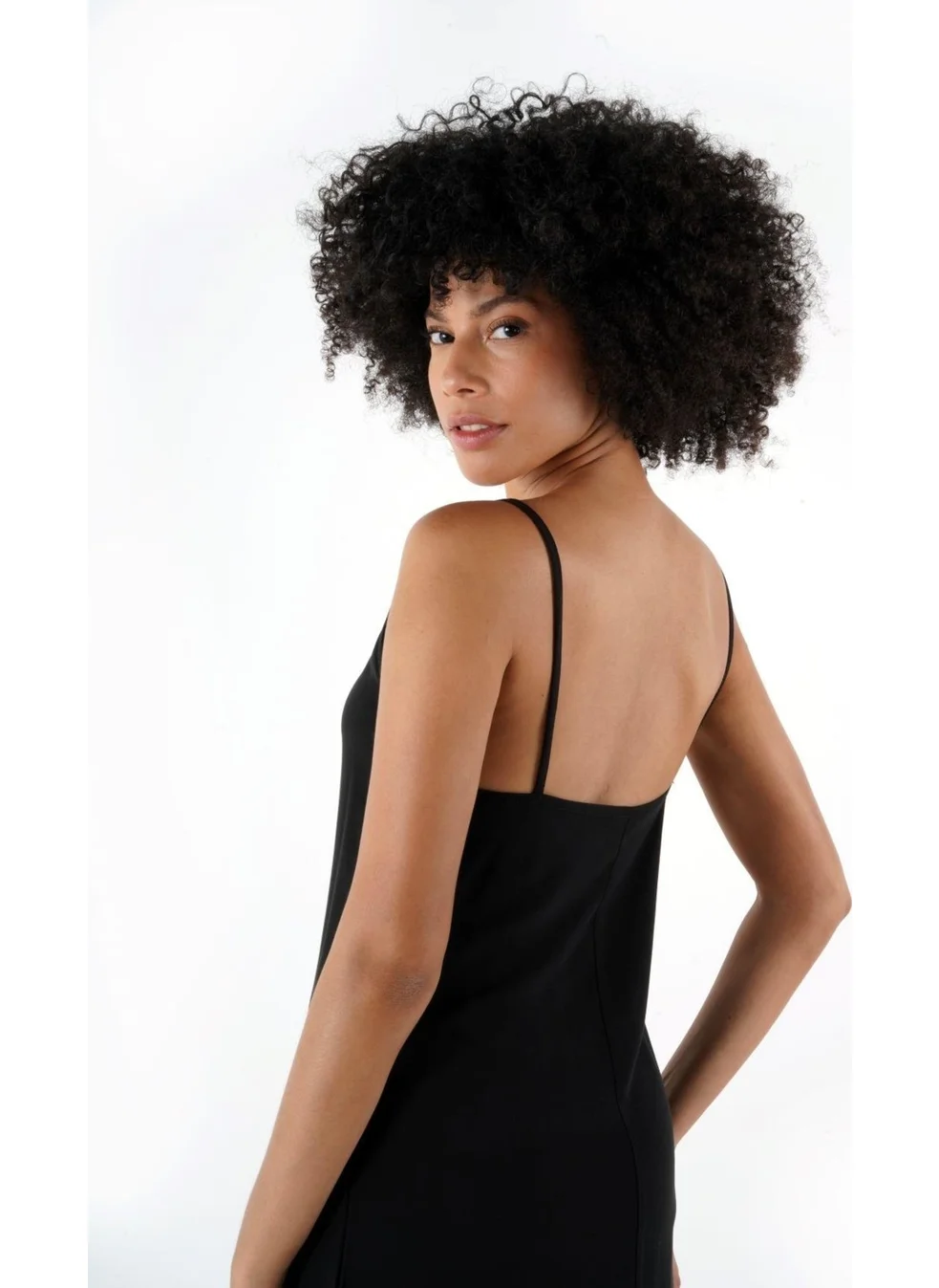 Alexander Gardi Alexandergardi Thin Strap Midi Length Dress (B24-005206)