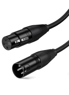Generic Cable Creation 10 Feet 3PIN Male to Female Balanced Microphone Cable Compatible with Recording Applications Mixers Speaker Systems DMX Lights  - Image 1