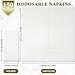 Chumia 150 Pack Disposable Dinner Pocket Linen Napkins Bulk with Builtin Flatware Pocket Prefolded Napkins for Silverware Wedding Dinner Party Restaurant Events 15 75 x 15 75 Inches - Image 4