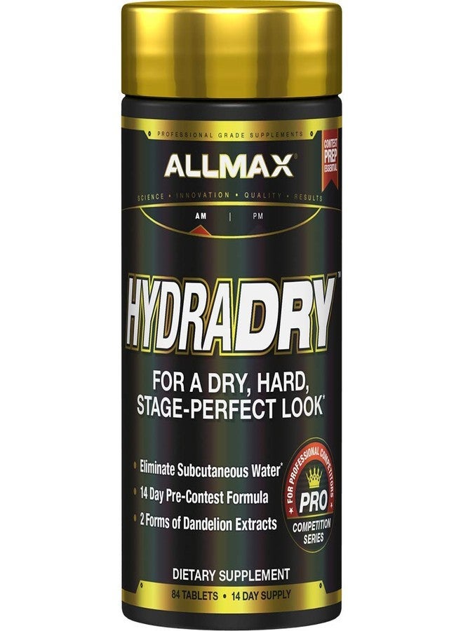 ALLMAX HYDRADRY - 84 Tablets - 14-Day Pre-Contest Formula - Eliminates Subcutaneous Water for a Stage-Perfect Look - 28 Servings - Image 1