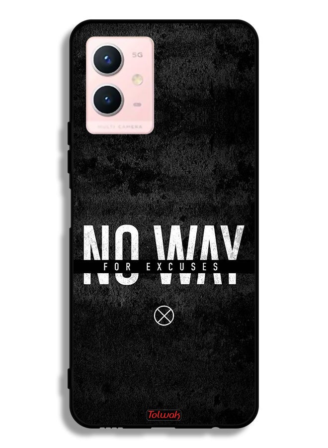 Tolwak Vivo Y33s 5G Protective Case Cover No Way For Excuses - Image 2