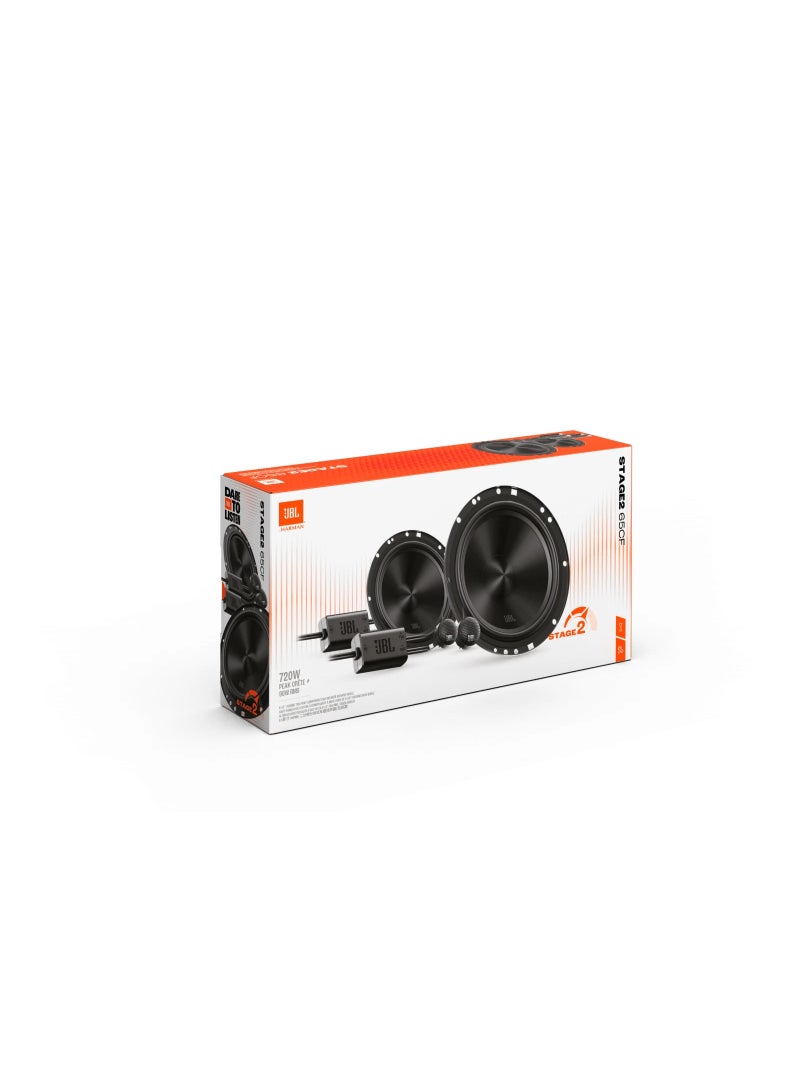 JBL Stage2 65CF – 6.5" 2-Way Component Car Audio Speaker System – 720W Peak / 90W RMS - Image 3