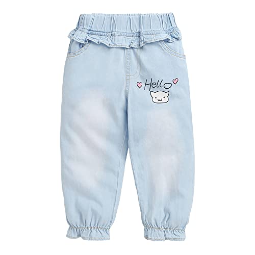 Hopscotch Girls Regular Fit Jeans in Blue Color For Ages (3-4 Years) - Image 1