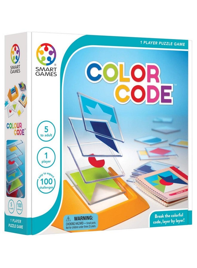 SmartGames Color Code Cognitive Skill-Building Puzzle Game Featuring 100 Challenges For Ages 5 - Adult - Image 1