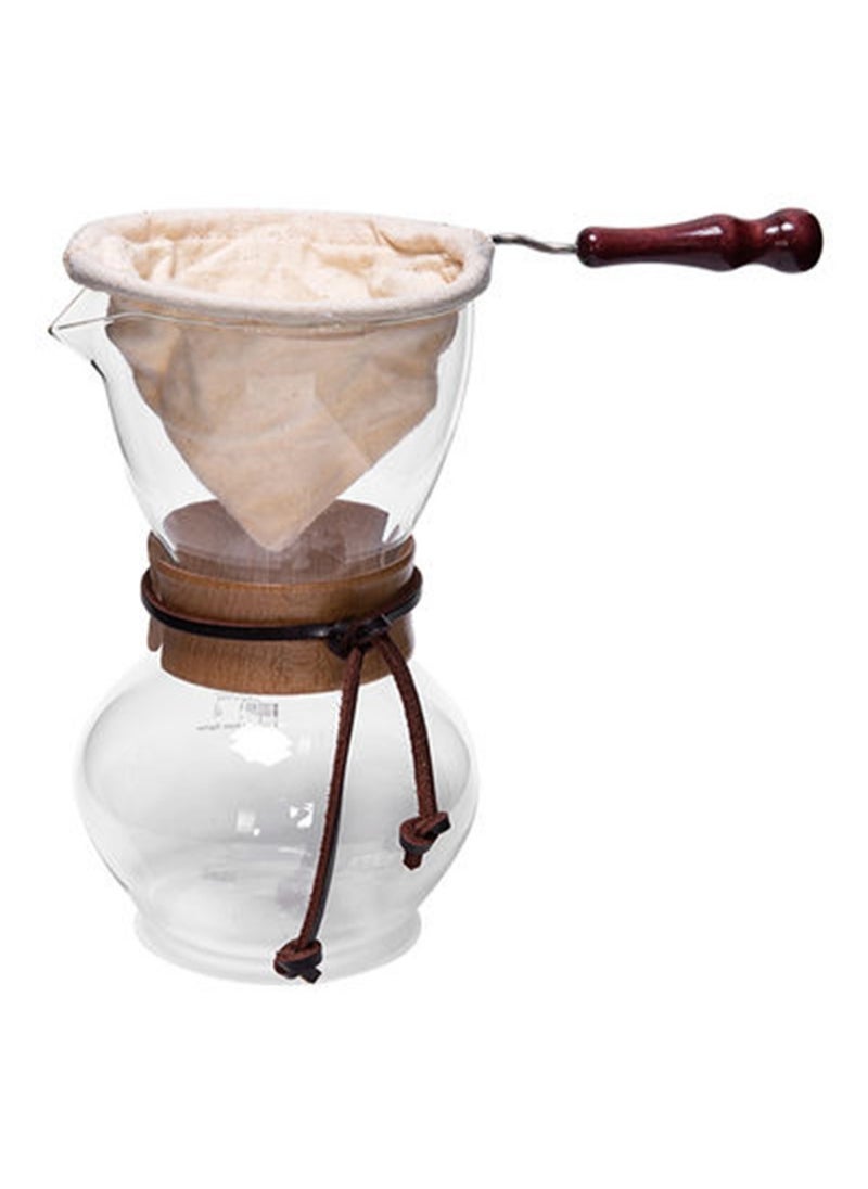 Excefore Pour Over Coffee Maker, Holds 3-4 Cups, 15oz Coffee Dripper Set with Coffee Filter, Borosilicate Glass Coffee, Heat Resistance Coffee Server for Home Coffee Restaurant Camping or Office  - Image 1